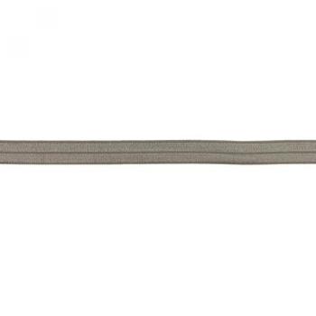 Elastisches Schrägband Polyamid Breite 15 mm - Taupe